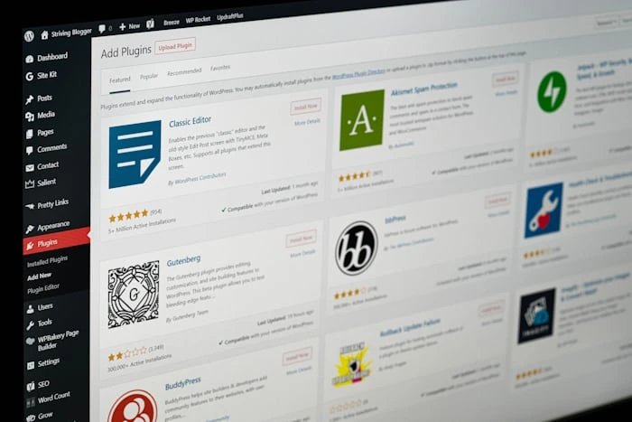 WordPress CMS dashboard (Photo Credit: Unsplash)